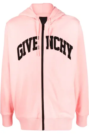 Givenchy Logo-embroidered cotton hoodie