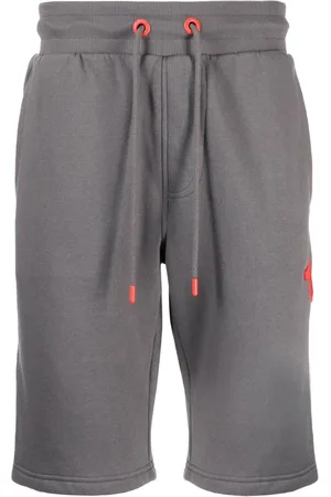 True Religion Men Sports Shorts - Logo-embroidered cotton-blend track shorts