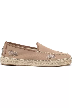 Maison Margiela Embroidered canvas espadrilles