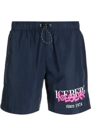 Iceberg Logo-print swim shorts