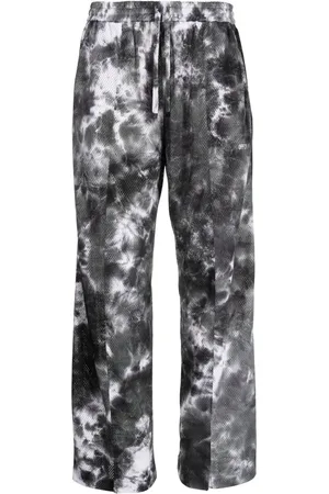 Off-Duty Bu abstract-print wide-leg trousers