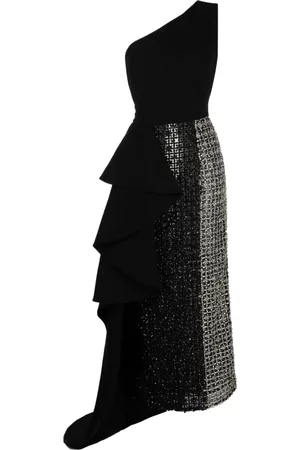 Saiid Kobeisy One-shoulder beaded dress