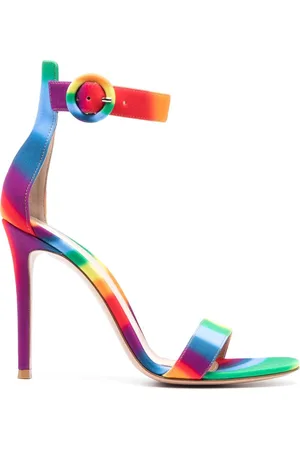 Gianvito Rossi Portofino 105mm rainbow sandals