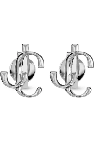 Jimmy Choo Logo-lettering stud earrings