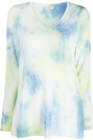 LE TRICOT PERUGIA Tie-dye print long-sleeve top