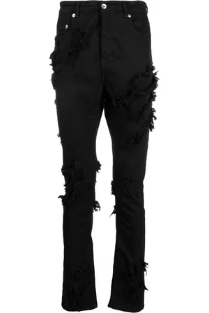 Rick Owens Distressed skinny-fit jeans