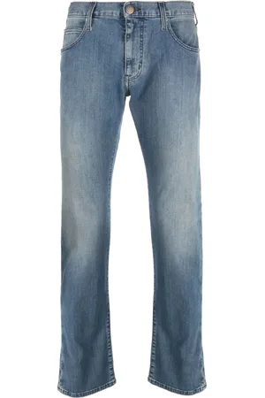 Emporio Armani J45 straight-leg twill jeans