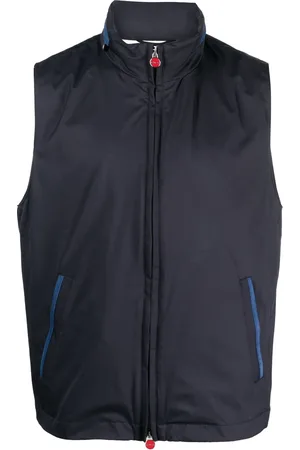 Kiton Logo zip-fastening gilet