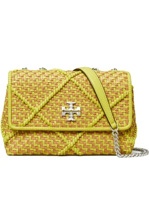 Tory Burch Small Kira diamond-woven convertible shoulder bag