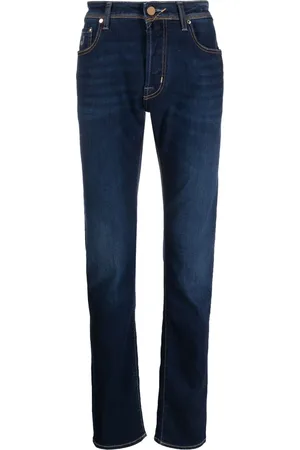 Jacob Cohen Men Straight - Dark-wash straight-leg jeans