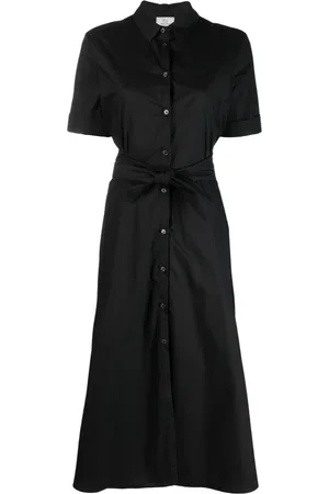 Woolrich Women Casual Dresses - Tied-waist poplin shirt dress