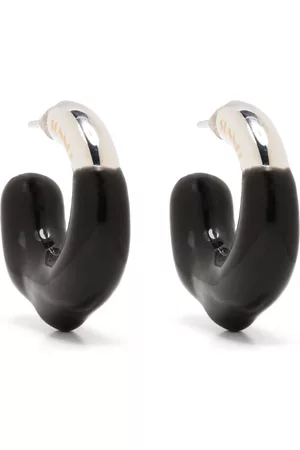 SUNNEI Two-tone half-hoop earrings