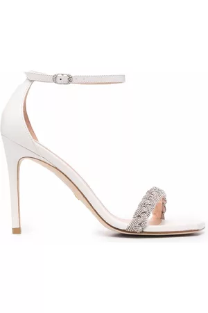 Stuart Weitzman Nudistcurve high-shine sandals