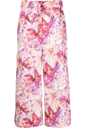 Liu Jo Floral-print cropped trousers