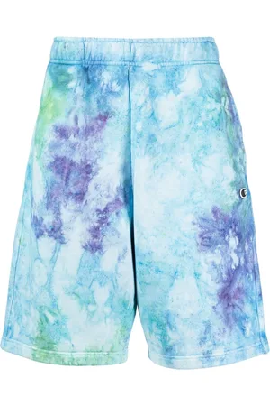 Champion Men Neckties - Tie-dye print track shorts