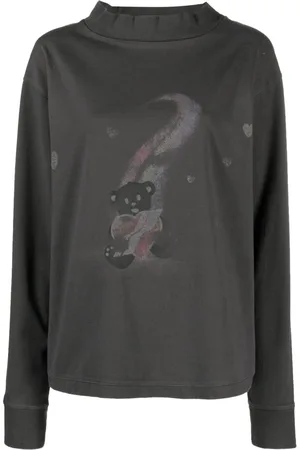 We11 Done Graphic-print long-sleeve top