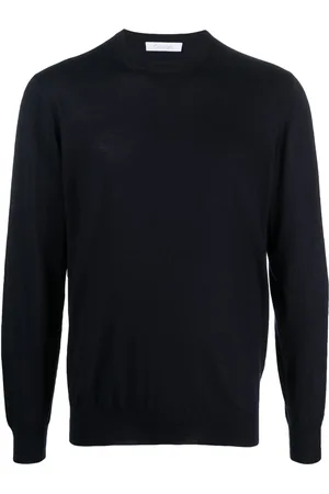 Cruciani Men Long Sleeve - Long-sleeve fine-knit jumper