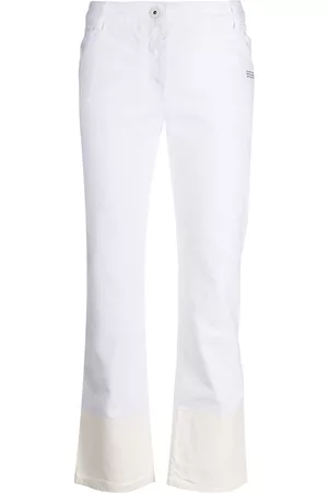 OFF-WHITE Contrast hem mid-rise jeans