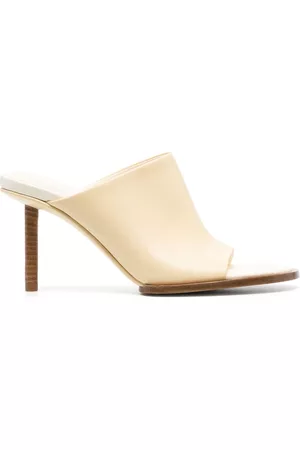 Jacquemus Les mules rond carré leather mules