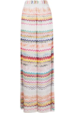 Missoni Zigzag wide-leg trousers