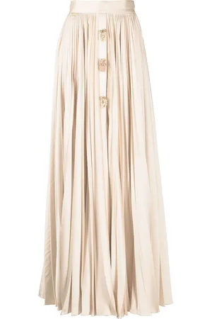 Roberto Cavalli Pleated maxi skirt