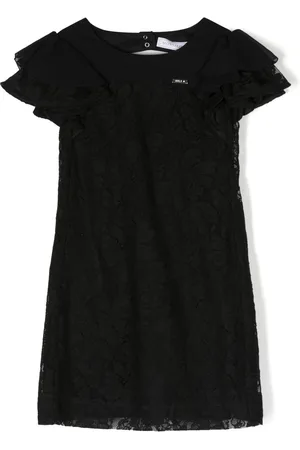 MONNALISA Lace-layered dress