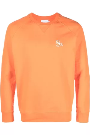 Maison Kitsuné Chillax Fox-patch cotton sweatshirt