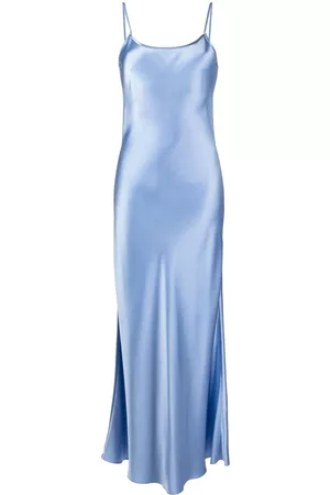 Voz Scoop-neck silk long dress