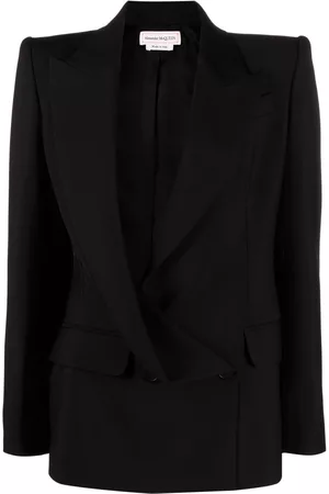 Alexander McQueen Asymmetric double-breasted blazer