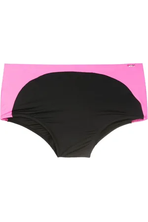AMIR SLAMA Panelled swim trunk