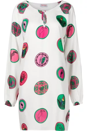 AMIR SLAMA Graphic-print shift dress