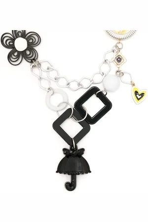 AMIR SLAMA Appliqué-detail chain necklace