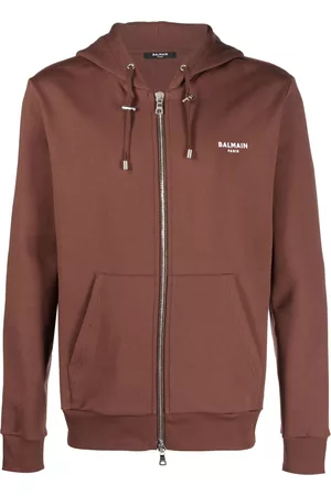 Balmain Logo-print drawstring hoodie