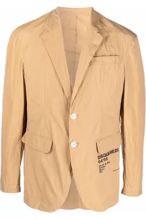 Dsquared2 Single-breasted logo-print jacket