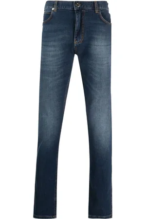 Emporio Armani Mid-rise straight-leg jeans