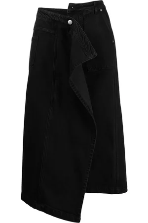 GOEN.J Asymmetric denim skirt