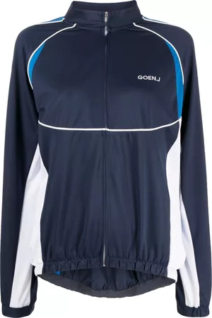 GOEN.J Logo-print track jacket