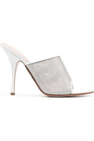 Missoni 125mm crochet-panelled PVC mules