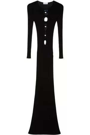OFF-WHITE Cut-out knitted dress