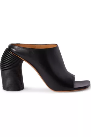 OFF-WHITE Open-toe leather mules