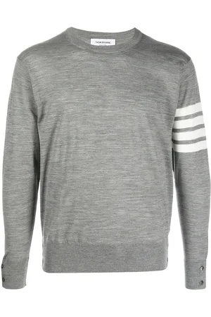 Thom Browne 4-Bar crew neck jumper