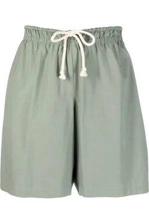 Jil Sander Drawstring-waist cotton shorts