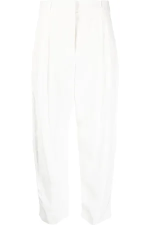 Stella McCartney Pleated cropped trousers