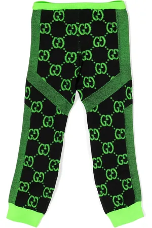 Gucci Girls Pants - GG-Supreme knitted trousers