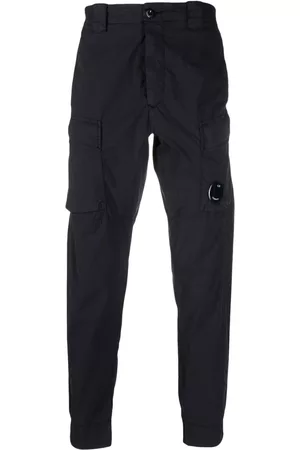 C.P. Company Logo-patch tapered trousers