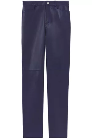 Proenza Schouler Leather straight-leg trousers