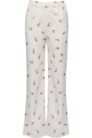 Sleeper Blossom-print trousers