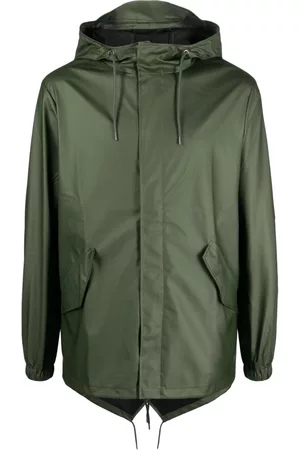 Rains Men Jackets - Hooded water-resistant jacket