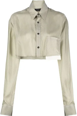 SSHEENA Long-sleeve cropped shirt