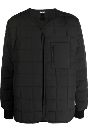 Rains Men Jackets - Collarless quilted jacket